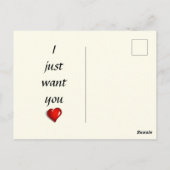 Le Chat Noir Hart Snoepjes Valentijnsdag Briefkaart (Achterkant)