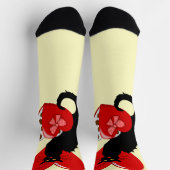 Le Chat Noir Hart Snoepjes Valentijnsdag Sokken (Top)