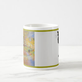 Le Chat Noir in de Japanse brug van Monet Koffiemok