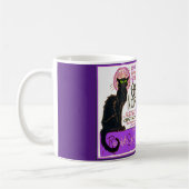Le Chat Noir in Paars Koffiemok (Links)
