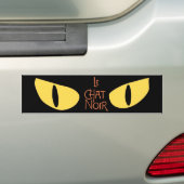 Le Chat Noir in the Dark Bumpersticker (Op auto)