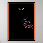 Le Chat Noir in the Dark Poster (Voorkant)