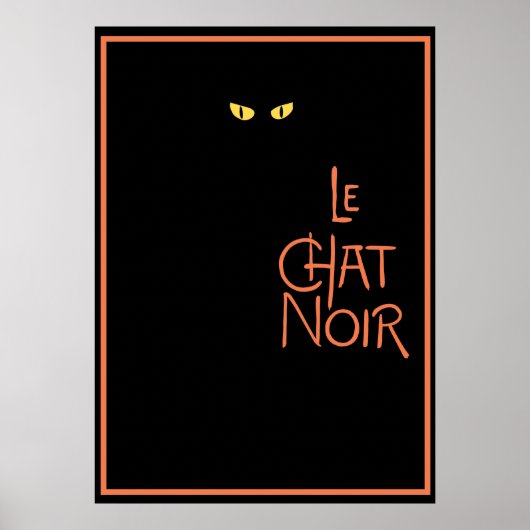 Le Chat Noir in the Dark Poster (Voorkant)