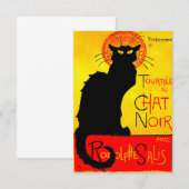 Le Chat Noir Informatiekaartje (Voorkant / Achterkant)