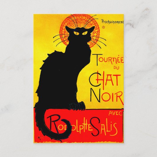 Le Chat Noir Informatiekaartje (Voorkant)