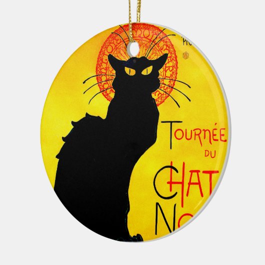 Le Chat Noir  Keramisch Ornament (Links)