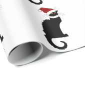 Le Chat Noir Kerstman Hoed Kerstmis Cadeaupapier (Rol Hoek)