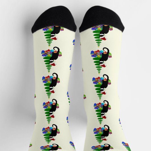 Le Chat Noir Kerstmis Sokken (Top)