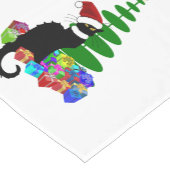 Le Chat Noir Kerstmuts Kerstmis Korte Tafelloper (Hoek)