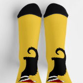 Le Chat Noir Kerstmuts Kerstmis Sokken (Top)