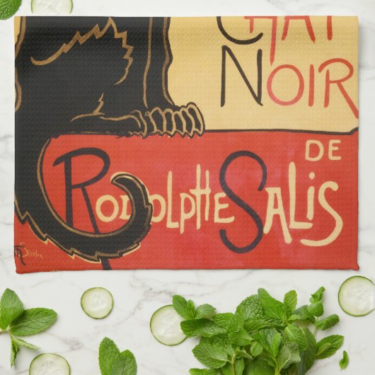 Le Chat Noir Kitchen Towel Theedoek (Gevouwen)