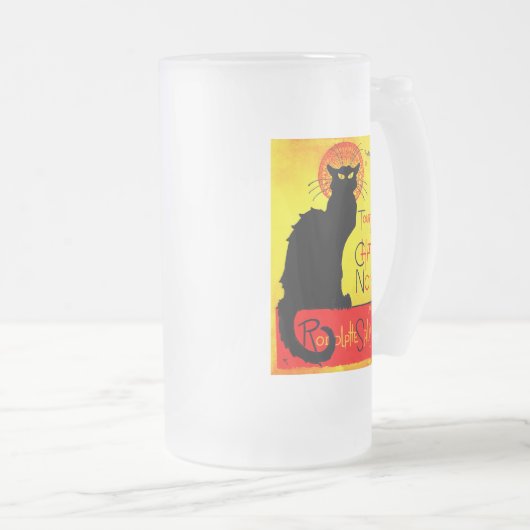 Le Chat Noir  Matglas Bierpul (Voorkant rechts)