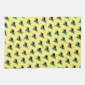 Le Chat Noir met kerstboom Theedoek (Horizontaal)