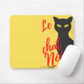 Le Chat Noir Modern Red en Yellow Muismat (Met muis)
