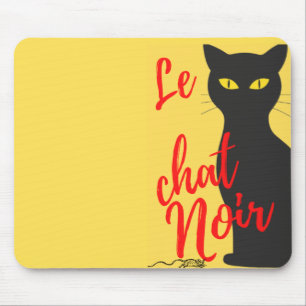 Le Chat Noir Modern Red en Yellow Muismat