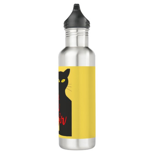 Le Chat Noir Modern Red en Yellow Waterfles (Rechts)