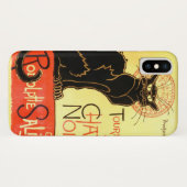 Le chat noir, Original billboard Case-Mate iPhone Case (Achterkant (horizontaal))