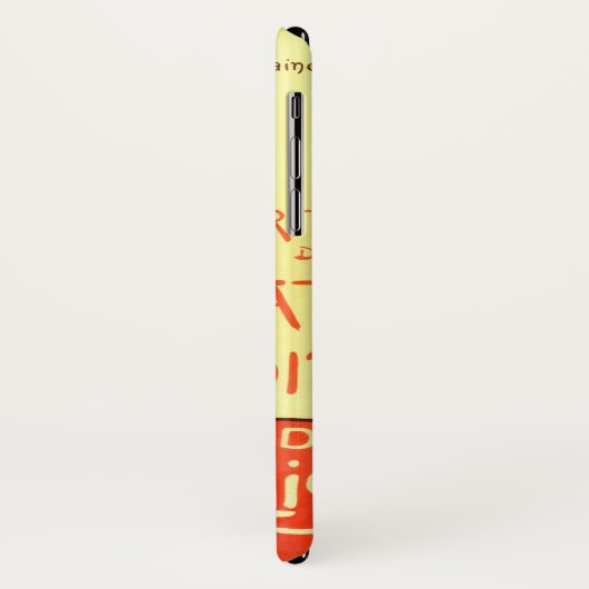 Le chat noir, Original billboard Case-Mate iPhone Case (Achterkant/links)