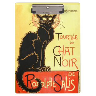 Le chat noir, Original billboard Klembord