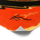 Le chat noir, Original billboard Poster (Hoek)