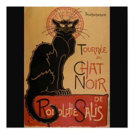 Le Chat Noir Original Perfect Poster (Voorkant)