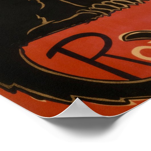 Le Chat Noir Original Poster (Hoek)