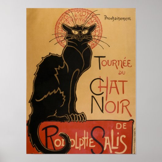 Le Chat Noir Original Poster (Voorkant)