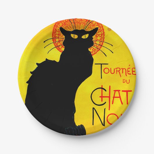 Le Chat Noir Papieren Bordje (Voorkant)