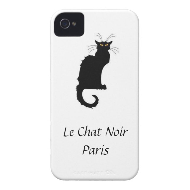 Le Chat Noir Paris iPhone Hoesje (Achterkant)