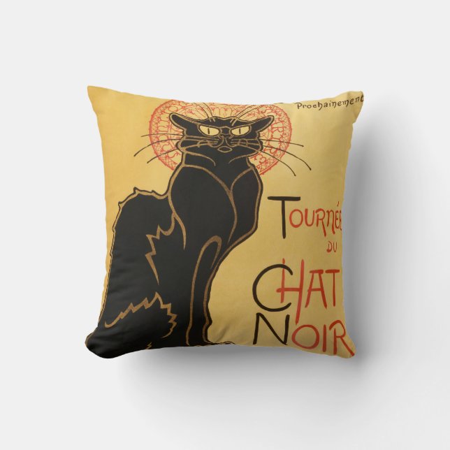Le Chat Noir Pillow Kussen (Voorkant)