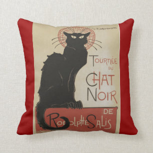 Le Chat Noir pillow Kussen