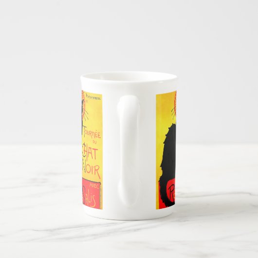 Le Chat Noir  Porselein Kop (Achterkant)