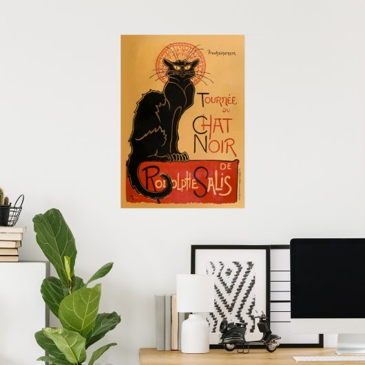 Le Chat Noir Poster (Thuiskantoor)