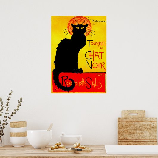 Le Chat Noir  Poster (Keuken)