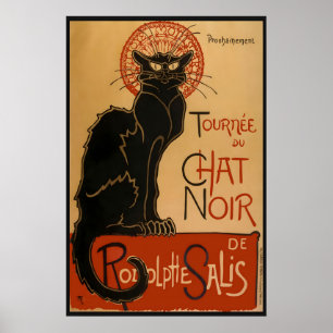 Le Chat Noir Poster – Théophile Steinlen Kunst
