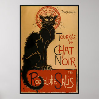 Le Chat Noir Poster – Théophile Steinlen Kunst