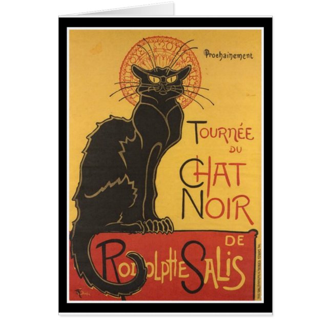 LE CHAT NOIR PRINT (Voorkant)