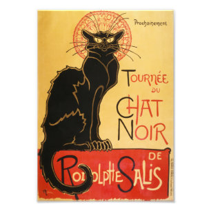 Le Chat Noir Print Foto Afdruk