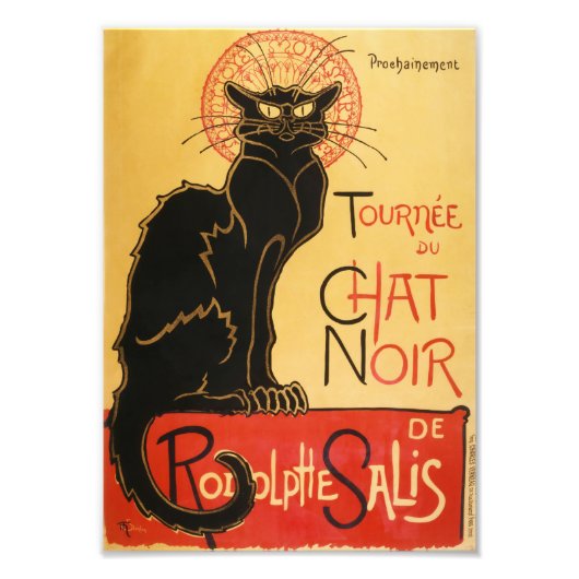 Le Chat Noir Print Foto Afdruk (Voorkant)
