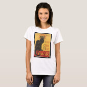 LE CHAT NOIR PRINT T-SHIRT (Voorkant volledig)