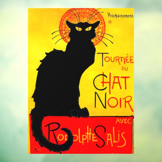 Le Chat Noir Raamsticker (Vel 3)