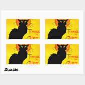 Le Chat Noir  Rechthoekige Sticker (Vel)