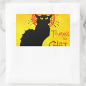 Le Chat Noir  Rechthoekige Sticker (Tas)