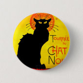 Le Chat Noir  Ronde Button 5,7 Cm (Voorkant)