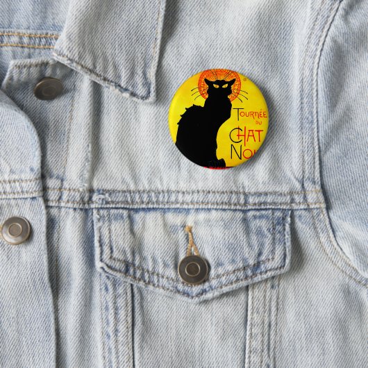 Le Chat Noir  Ronde Button 5,7 Cm (In situ)