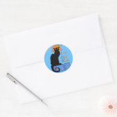 Le Chat Noir Ronde Sticker (Envelop)