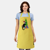 Le Chat Noir Santa Hat Christmas Schort (Gedragen)