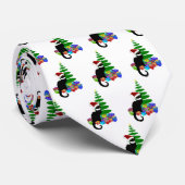 Le Chat Noir Santa Hat Christmas Stropdas (Opgerold)