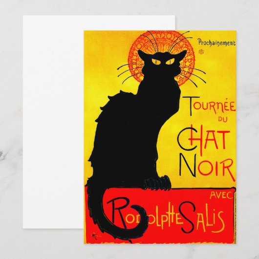 Le Chat Noir Save The Date (Voorkant / Achterkant)
