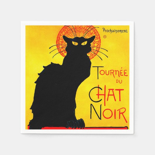 Le Chat Noir  Servet (Voorkant)
